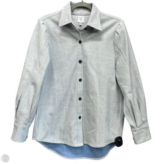 Jacket Shirt By Cma In Blue, Size: S