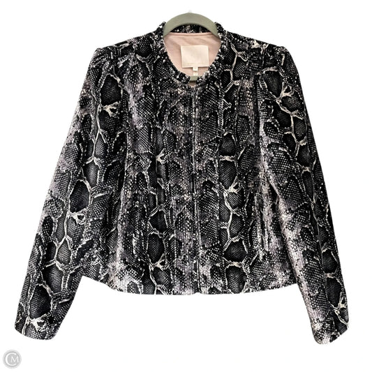 Jacket Other By Rebecca Taylor In Snakeskin Print, Size: M