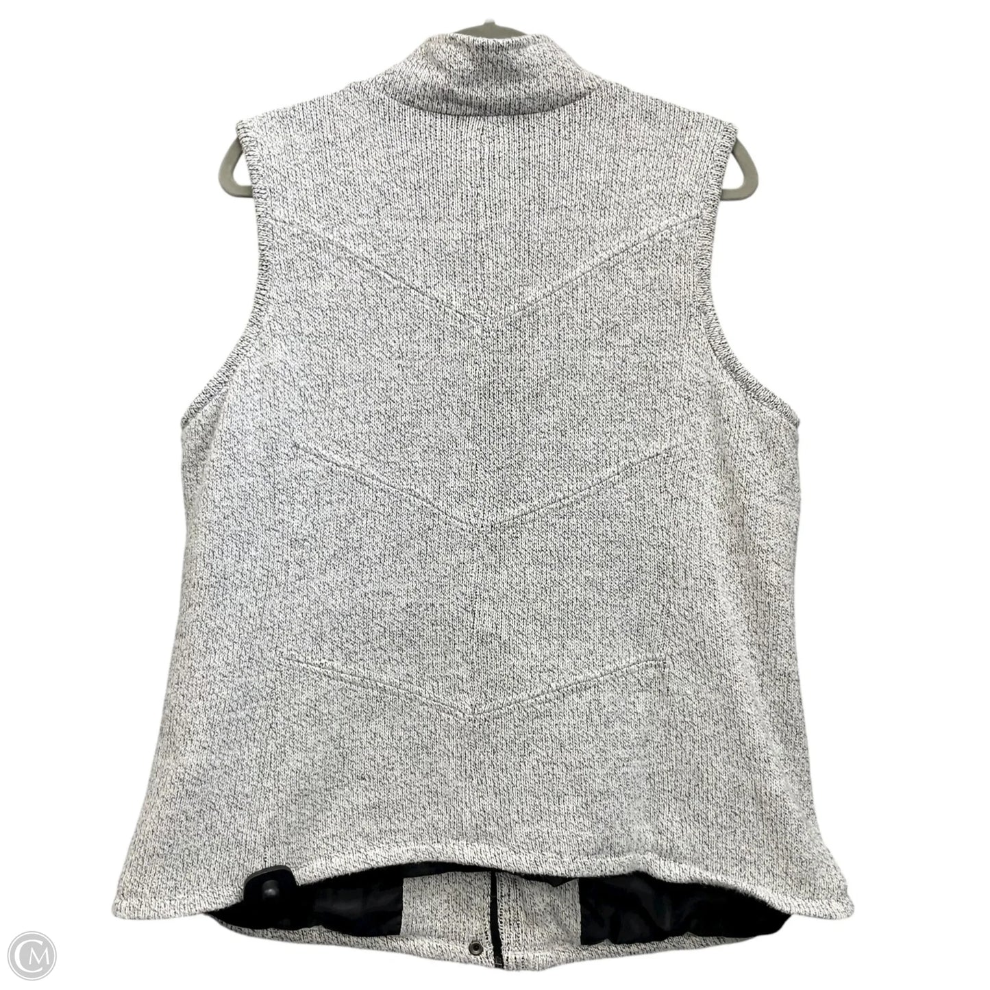 Vest Fleece By Coldwater Creek In Grey, Size: 1x