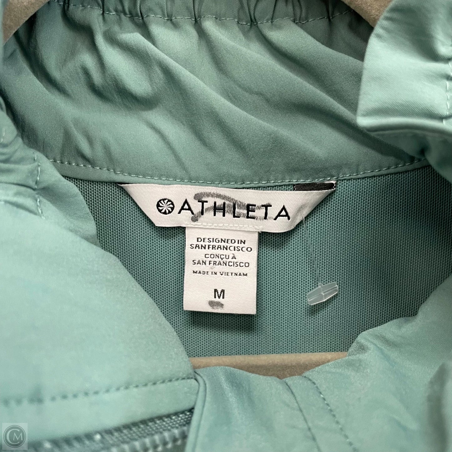 Athletic Jacket By Athleta In Green, Size: M