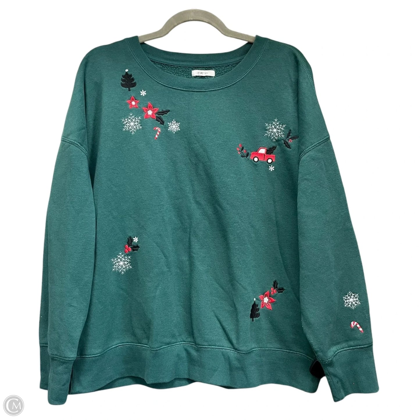 Sweatshirt Crewneck By Maurices In Green, Size: Xl