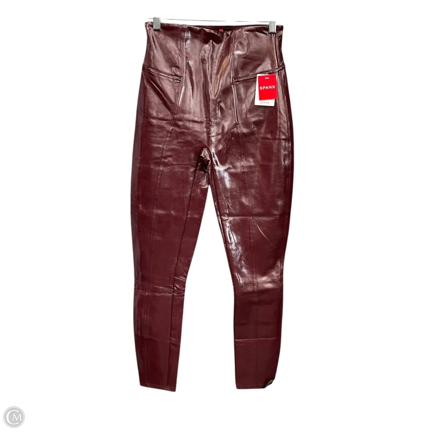 Pants Leggings By Spanx In Maroon, Size: M
