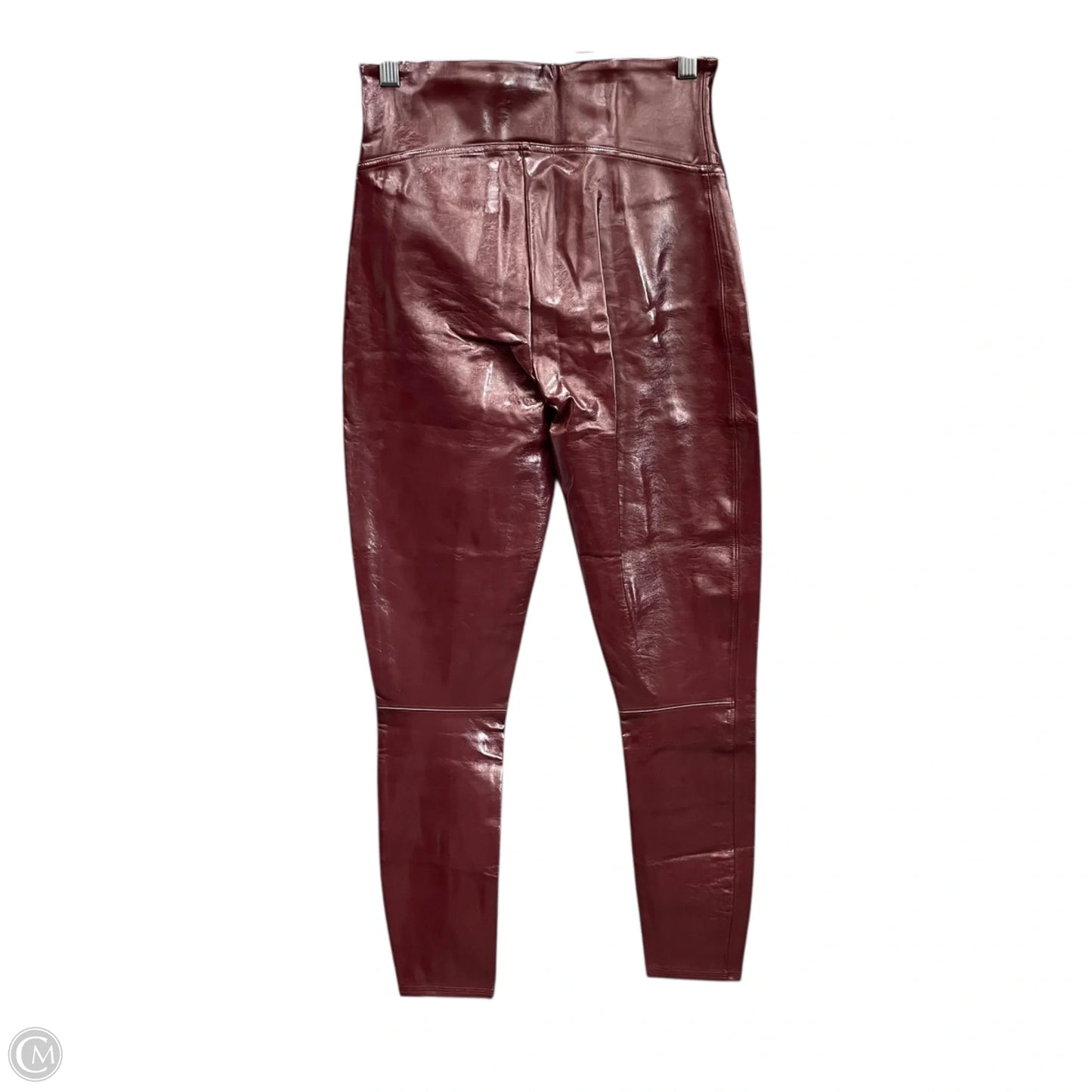 Pants Leggings By Spanx In Maroon, Size: M