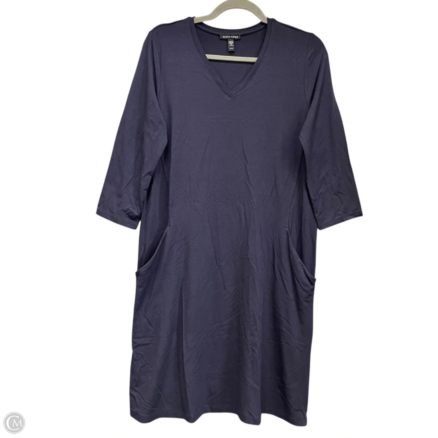 Dress Casual Short By Eileen Fisher In Navy, Size: Xs