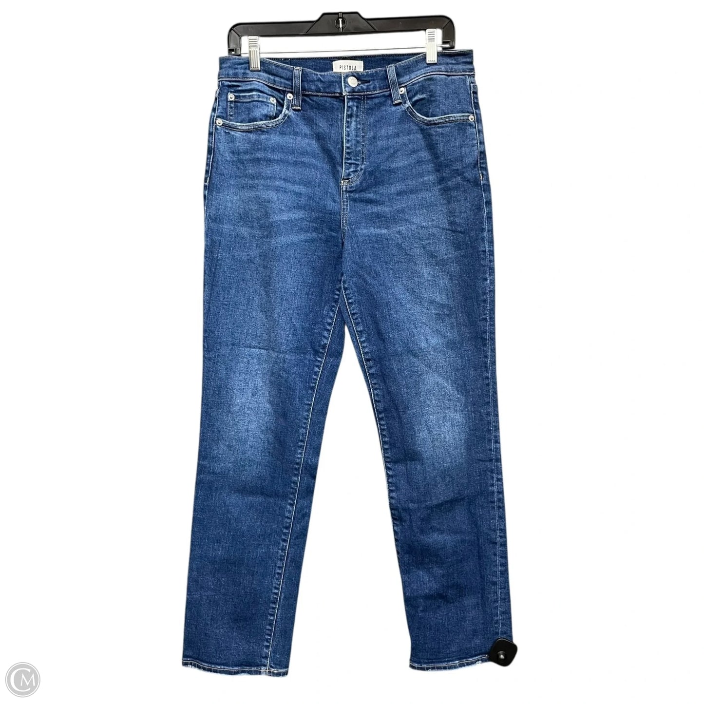 Jeans Straight By Pistola In Blue Denim, Size: 8
