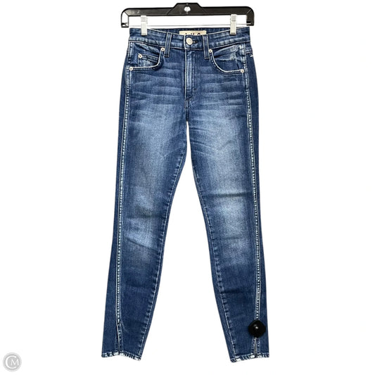 Jeans Skinny By Amo In Blue Denim, Size: 0