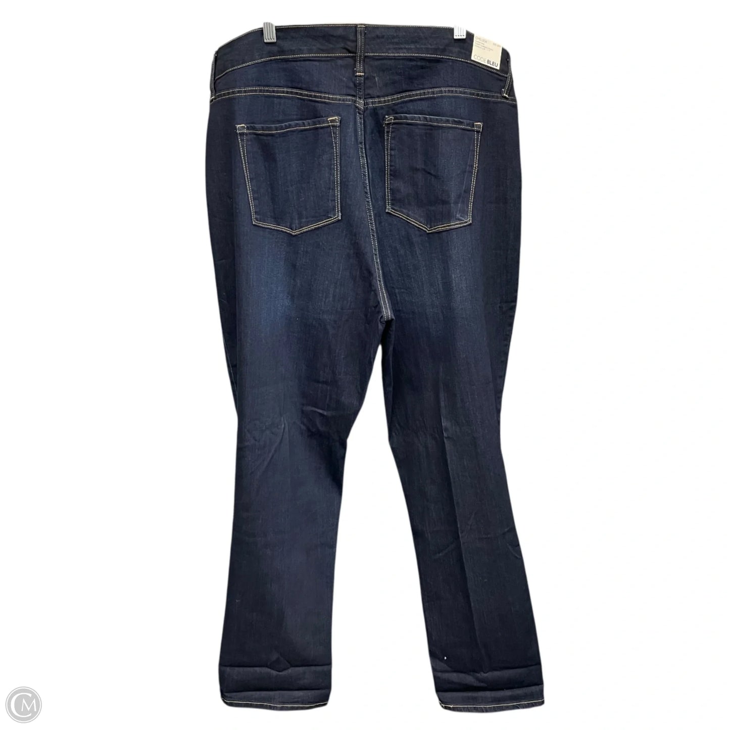 Jeans Straight By Code Blue In Blue Denim, Size: 22