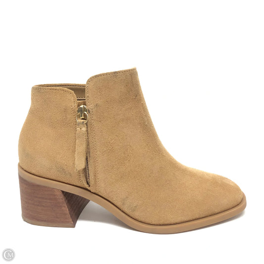 Boots Ankle Heels By Alex Marie In Brown, Size: 6.5