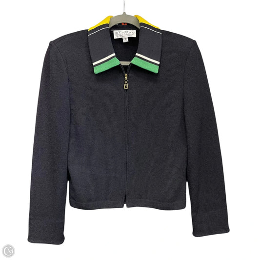 Blazer Luxury Designer By St John Collection In Black, Size: 6