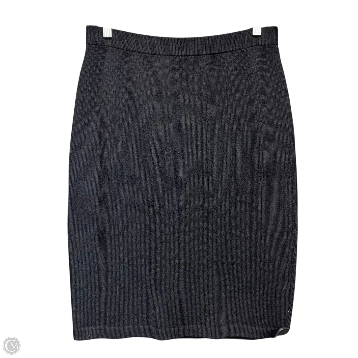 Skirt Midi By St John Knits In Black, Size: 8