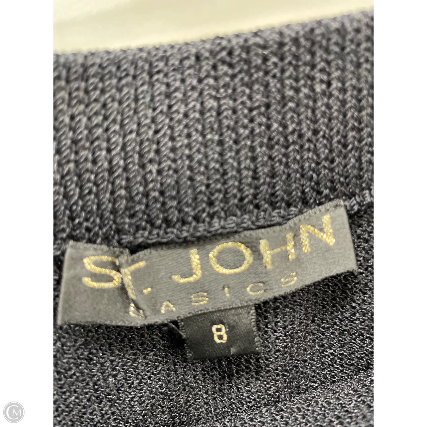 Skirt Midi By St John Knits In Black, Size: 8