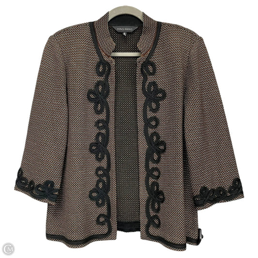 Sweater Cardigan By Ming Wang In Brown, Size: M