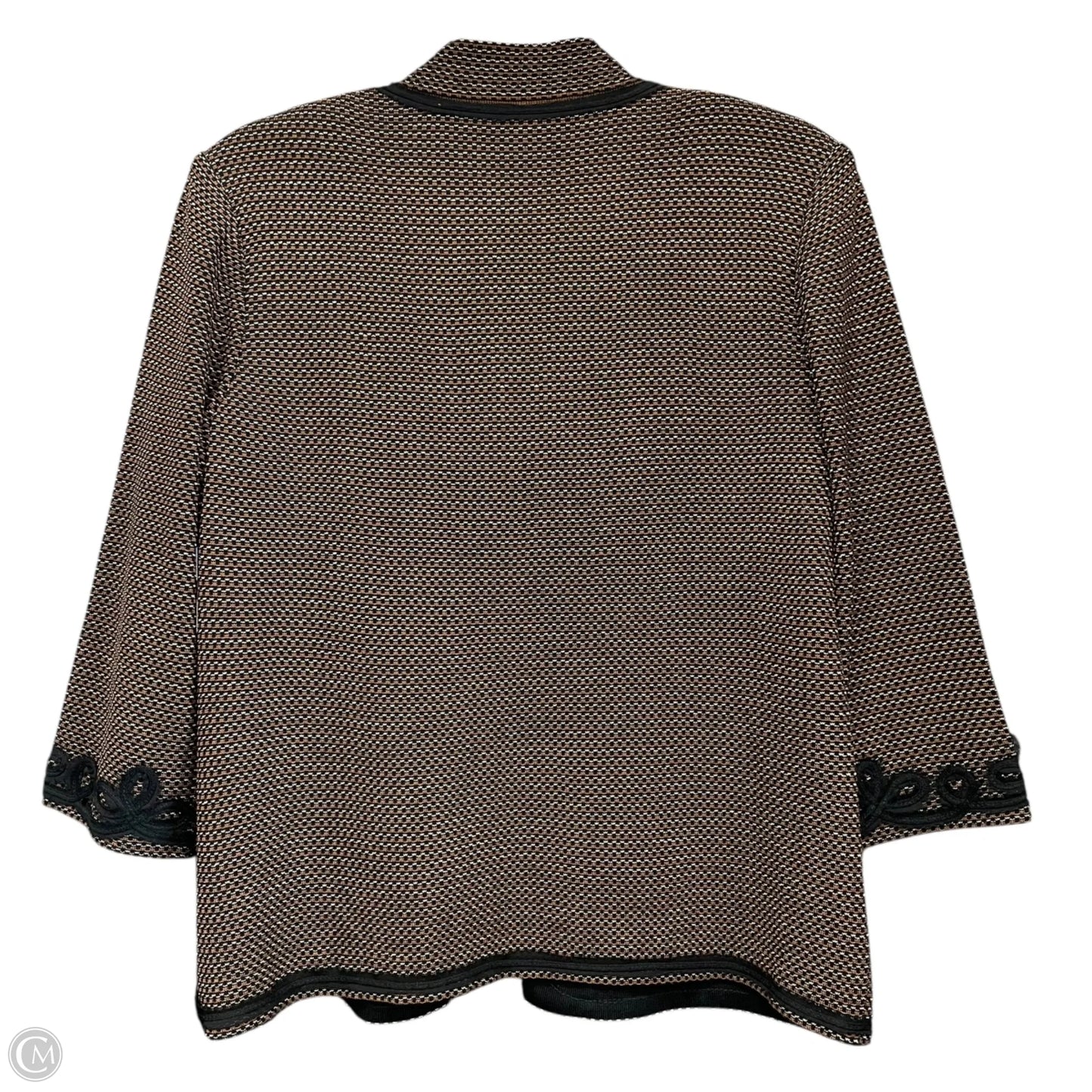Sweater Cardigan By Ming Wang In Brown, Size: M