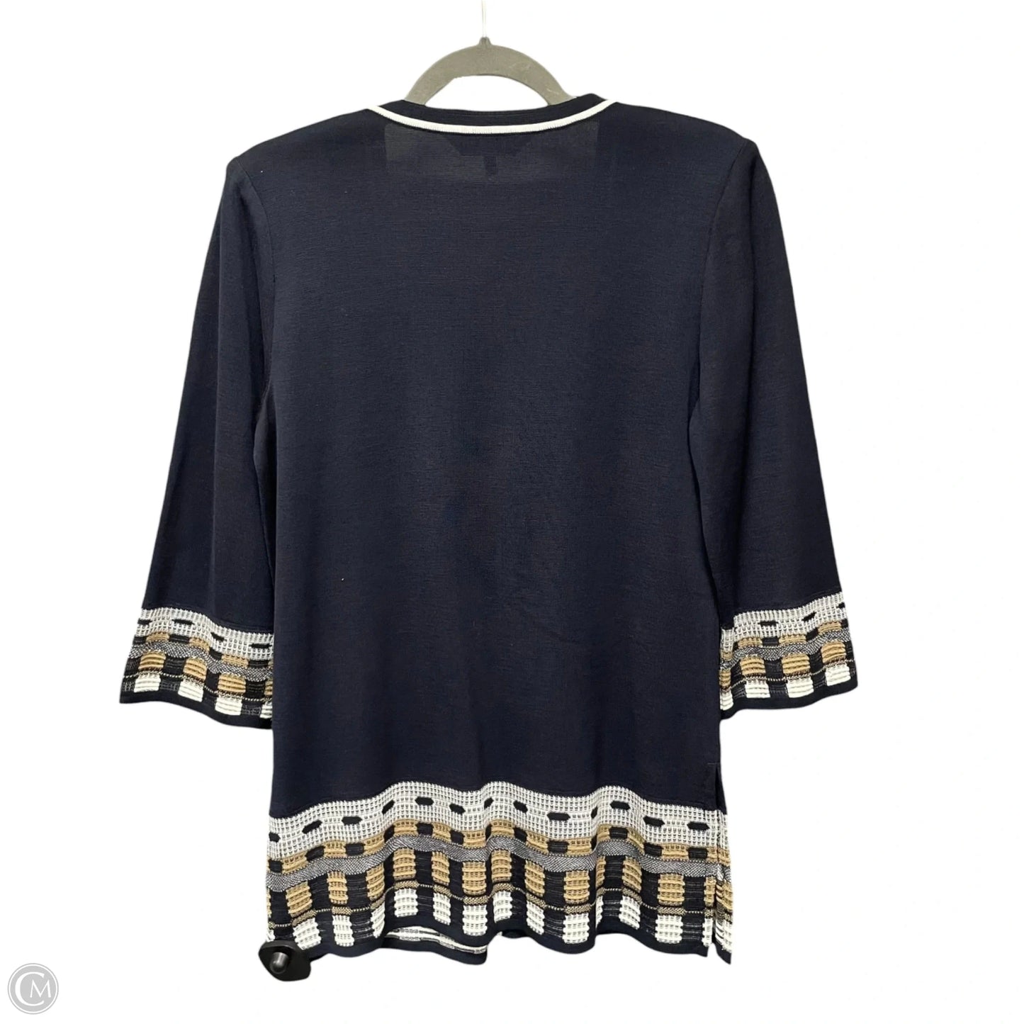 Cardigan By Ming Wang In Navy, Size: S