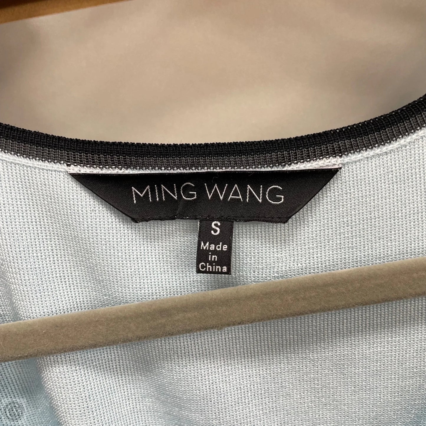 Top Sleeveless By Ming Wang In Blue, Size: S