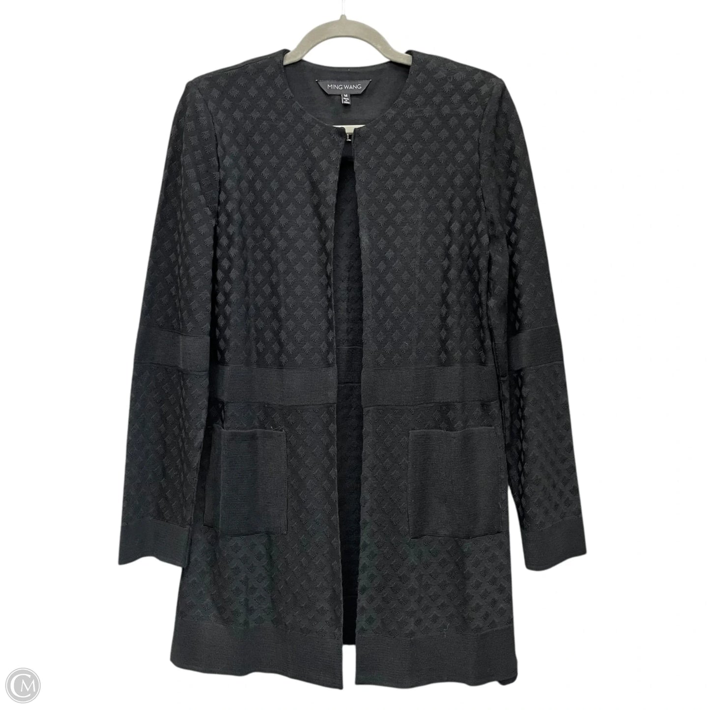 Cardigan By Ming Wang In Black, Size: M