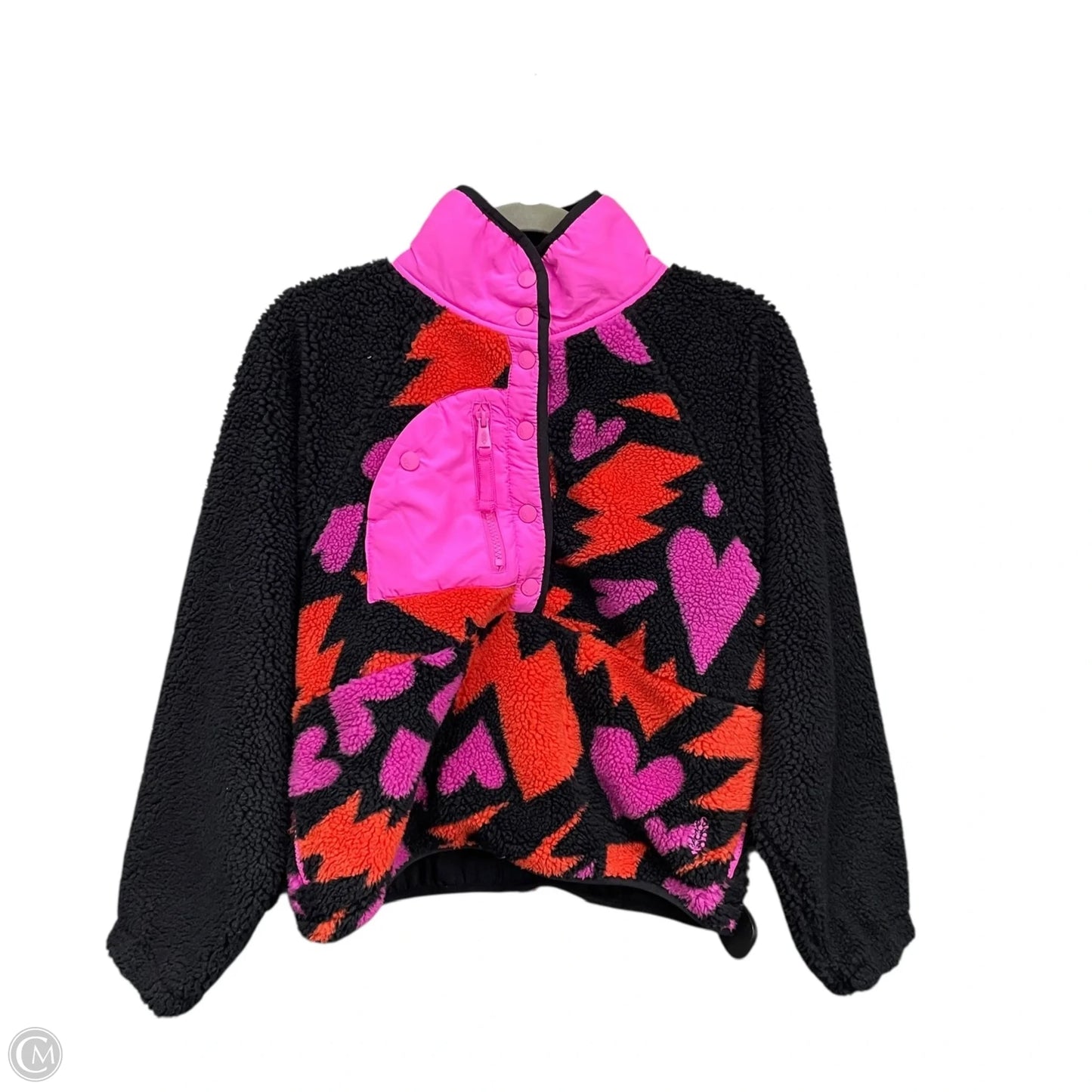 Athletic Fleece By Free People In Black & Pink, Size: Xs