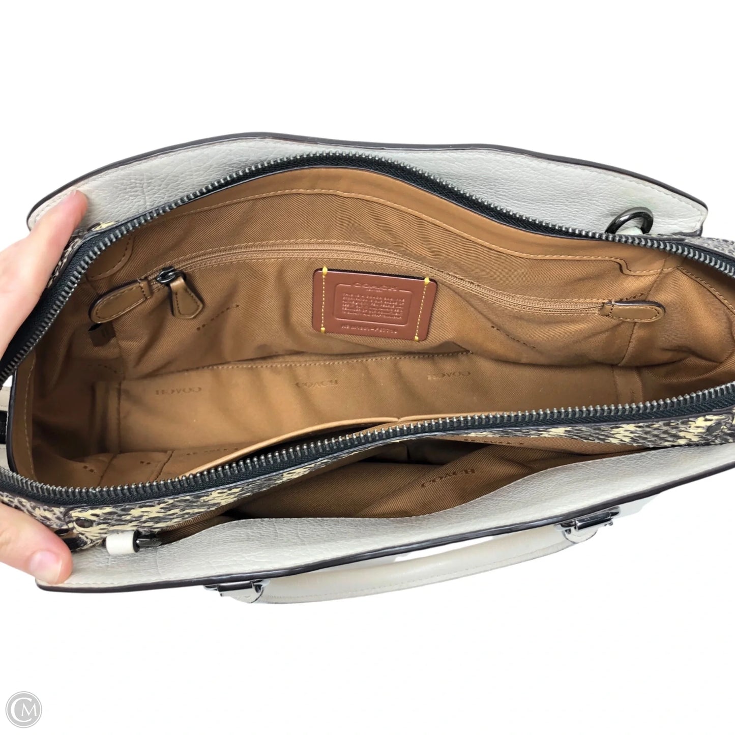 Handbag Designer By Coach, Size: Medium