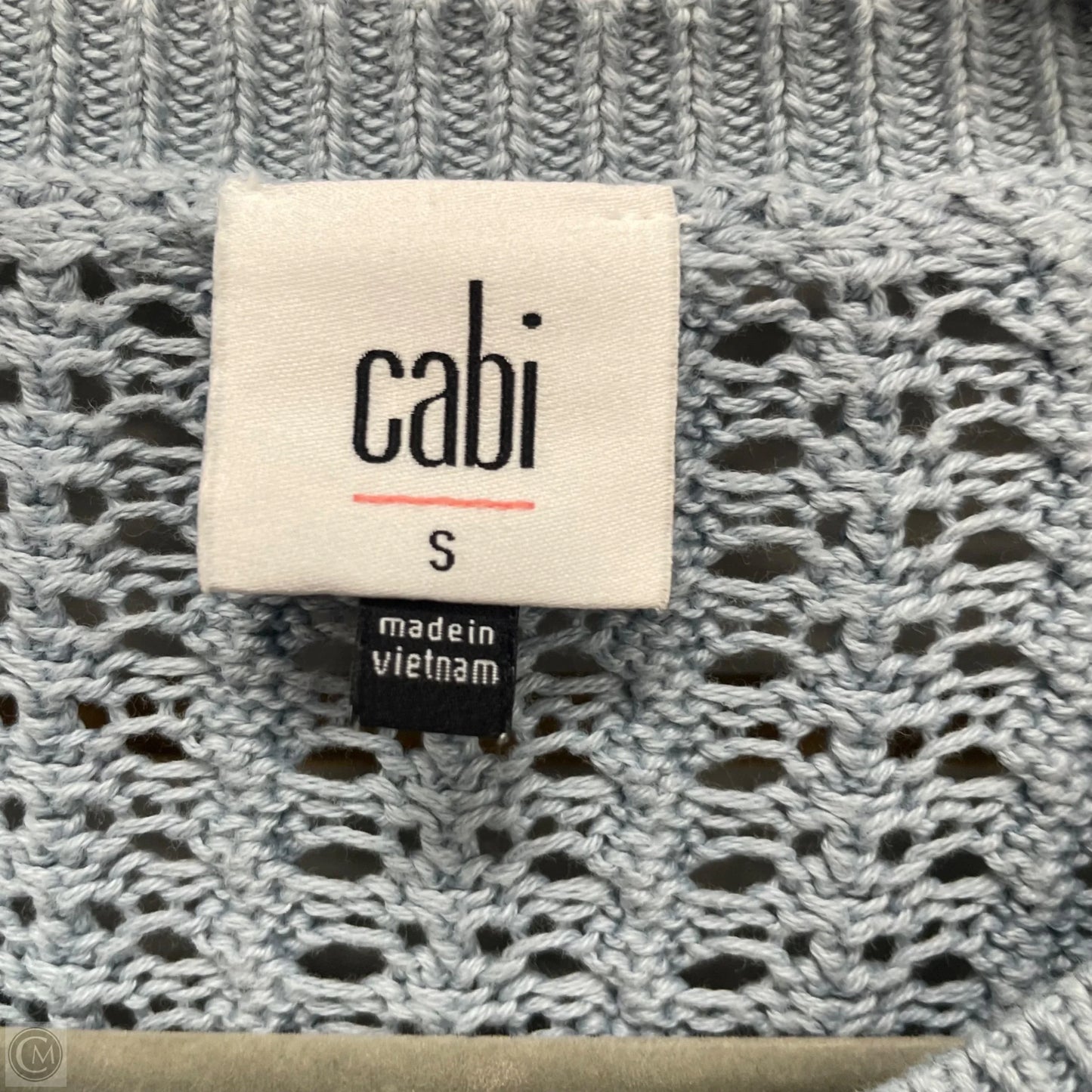 Sweater Cardigan By Cabi In Blue, Size: S