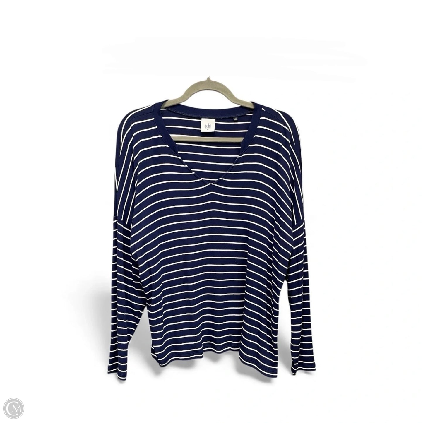 Top Long Sleeve By Cabi In Navy, Size: Xs