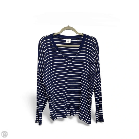 Top Long Sleeve By Cabi In Navy, Size: Xs