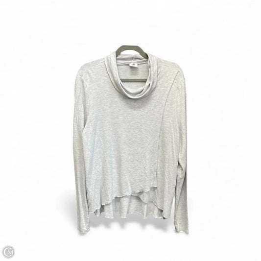 Top Long Sleeve By Cabi In Grey, Size: L