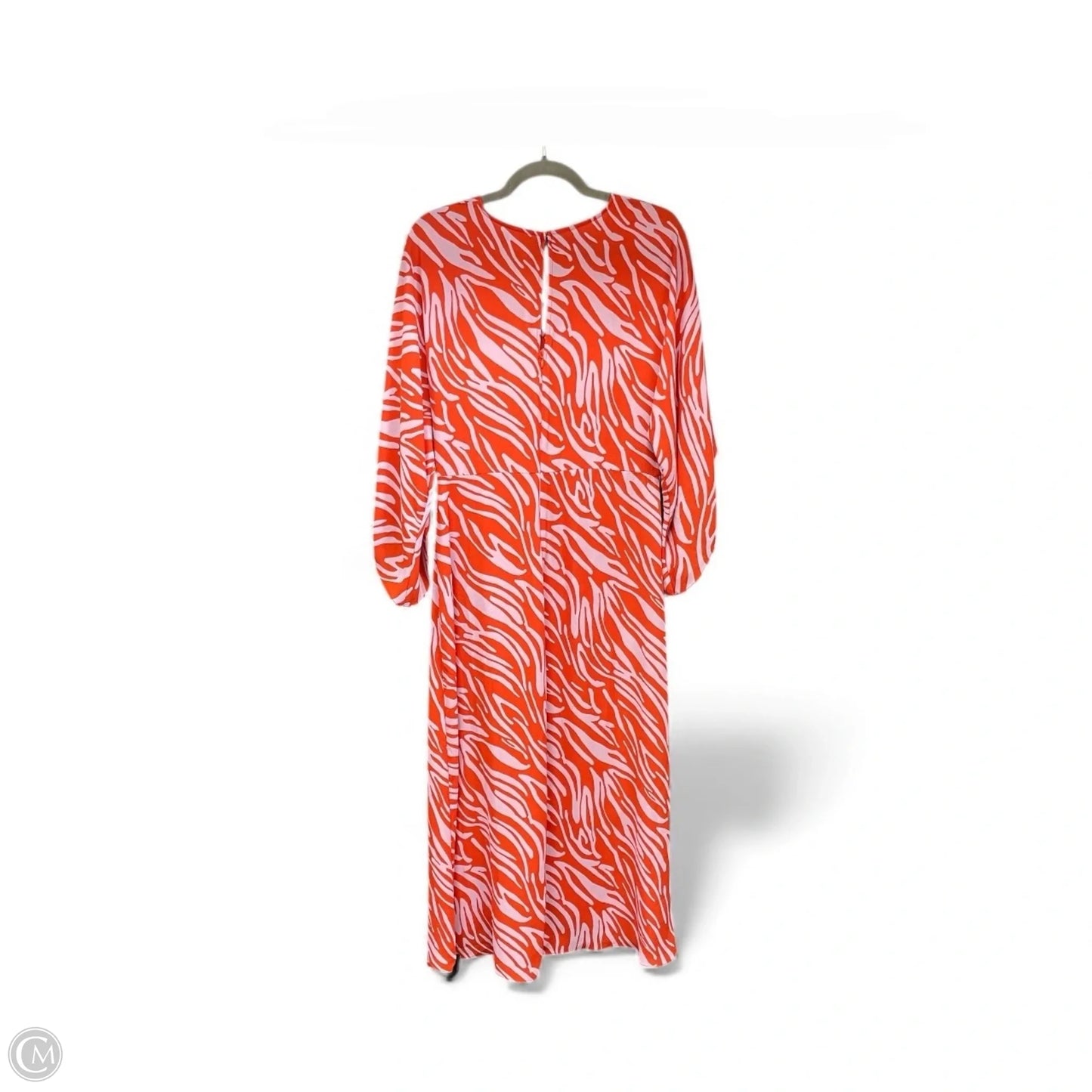 Dress Casual Midi By Cabi In Orange & Purple, Size: S