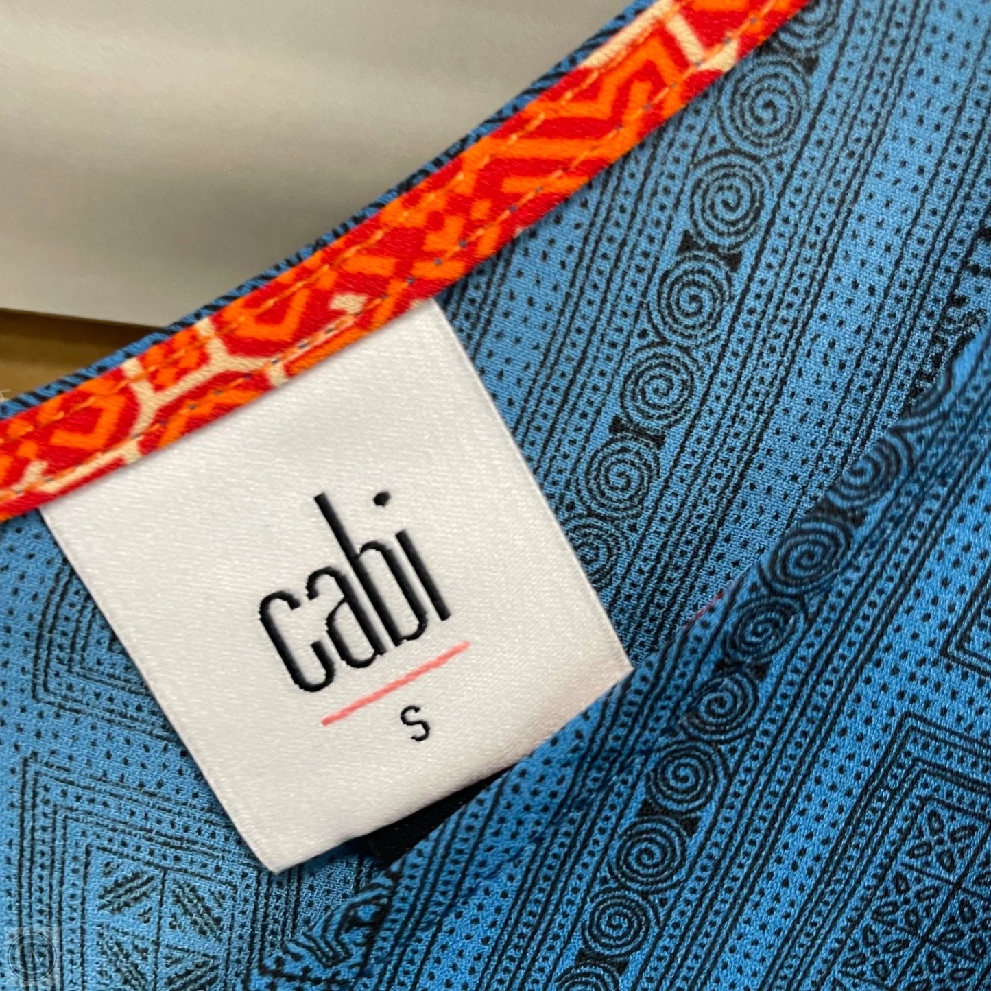 Blouse Sleeveless By Cabi In Multi-colored, Size: S