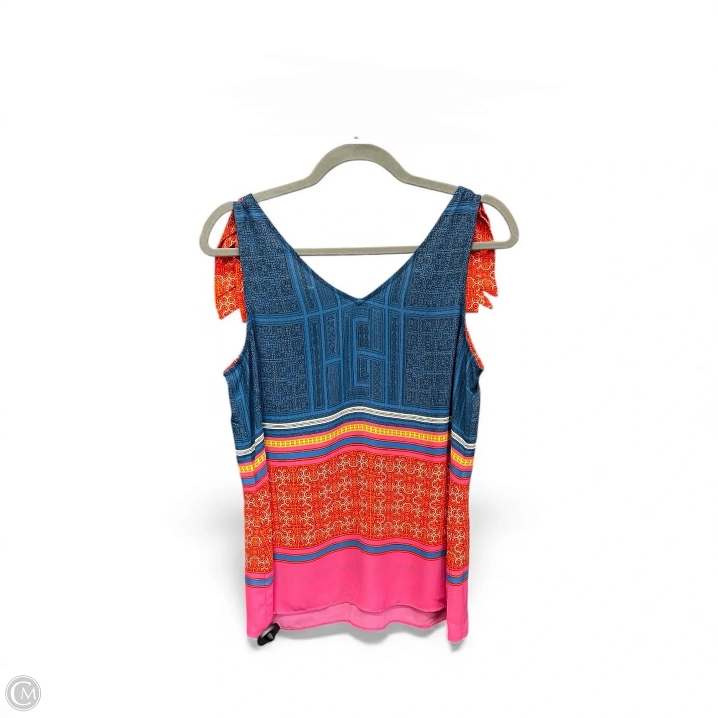 Blouse Sleeveless By Cabi In Multi-colored, Size: S