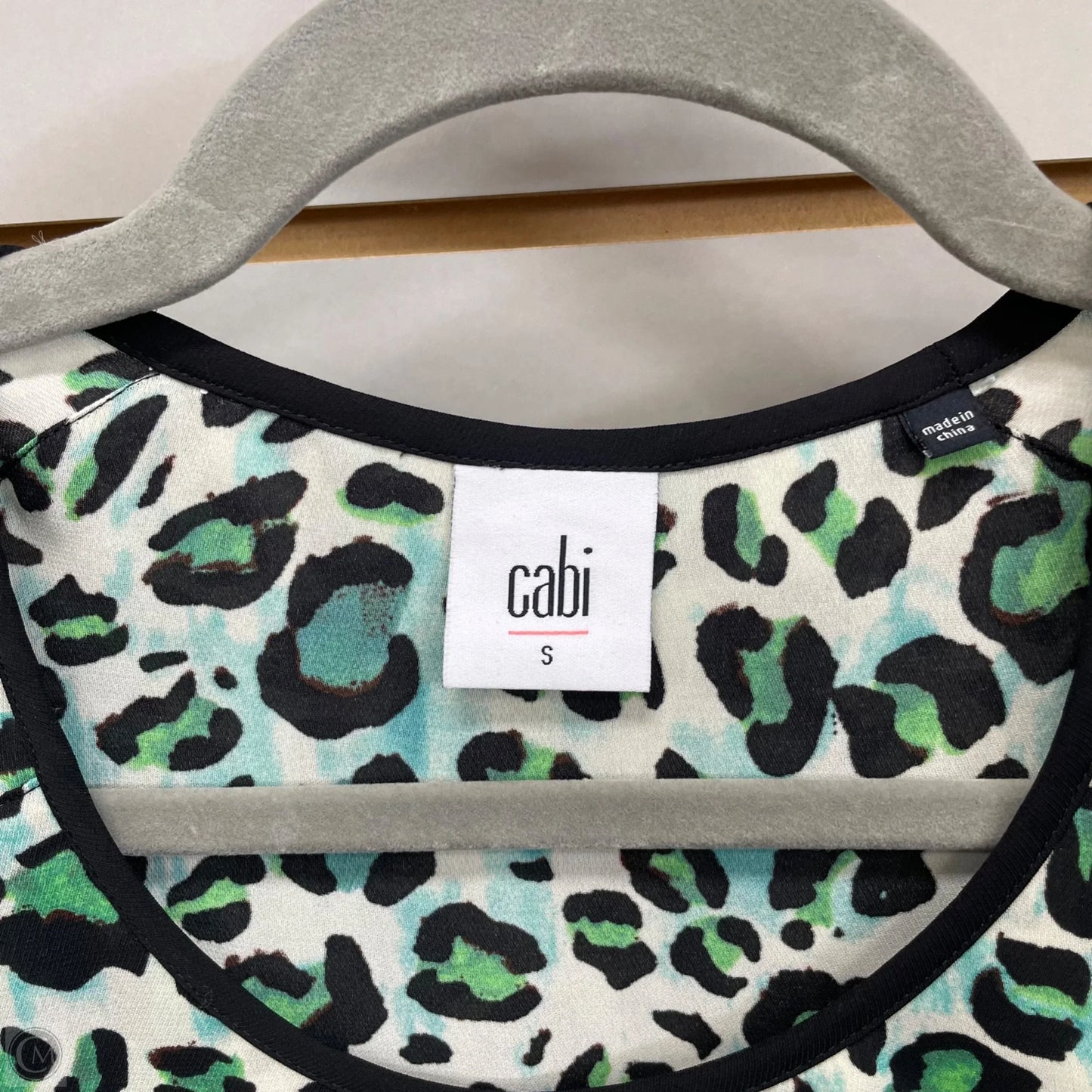 Blouse Sleeveless By Cabi In Green, Size: S