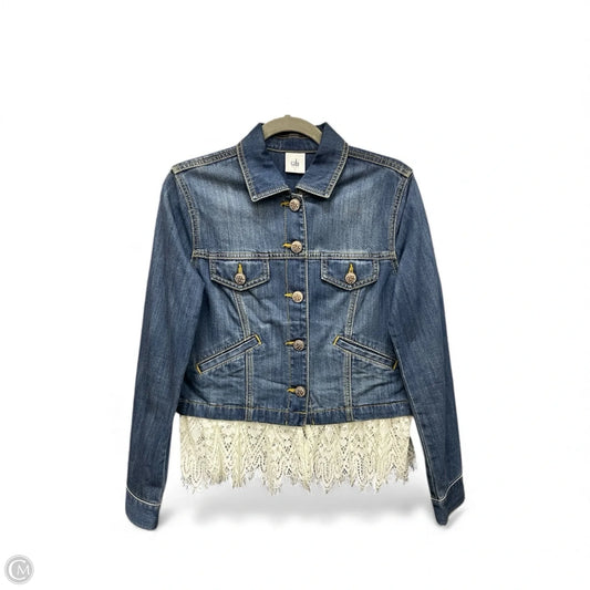Jacket Denim By Cabi In Blue Denim, Size: S