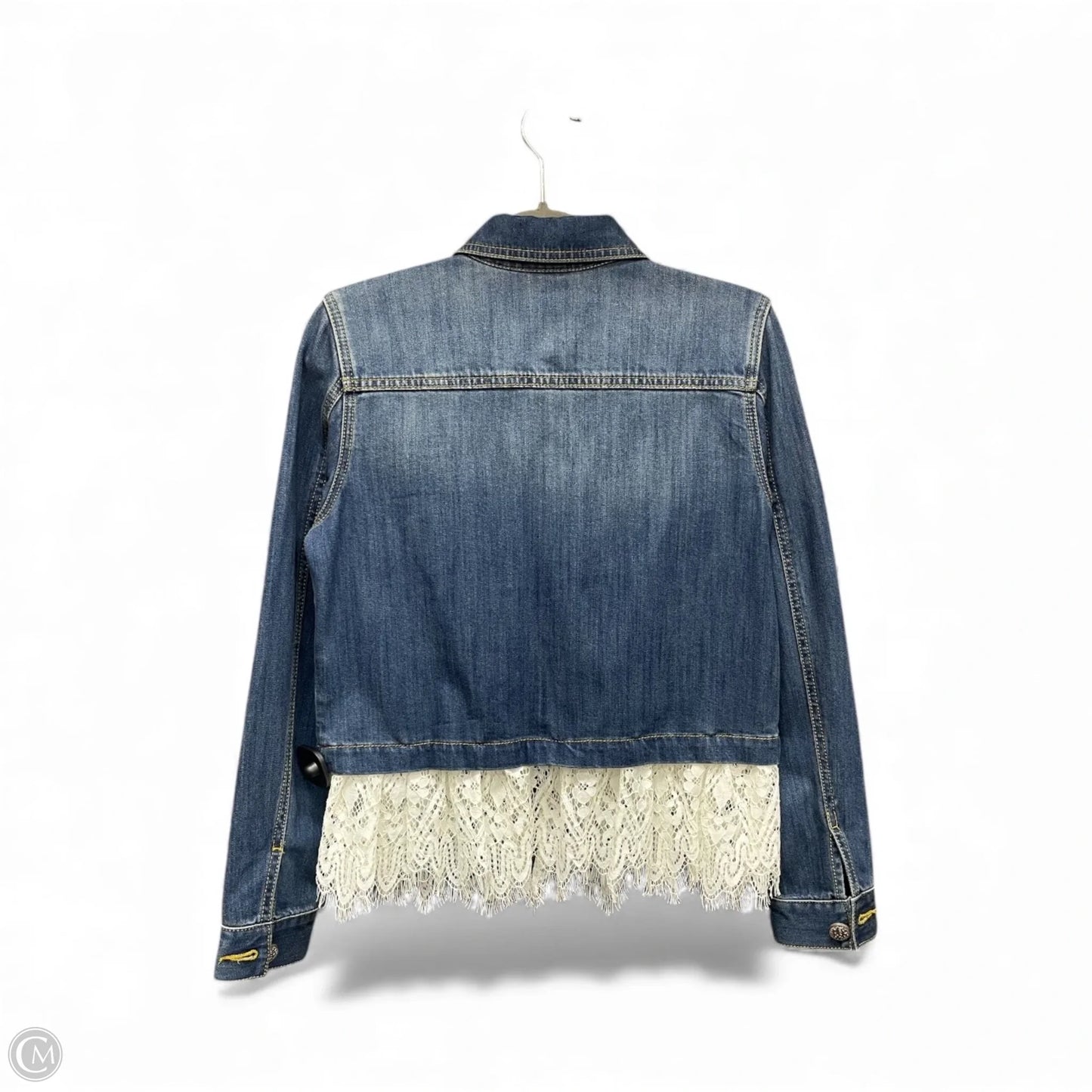 Jacket Denim By Cabi In Blue Denim, Size: S