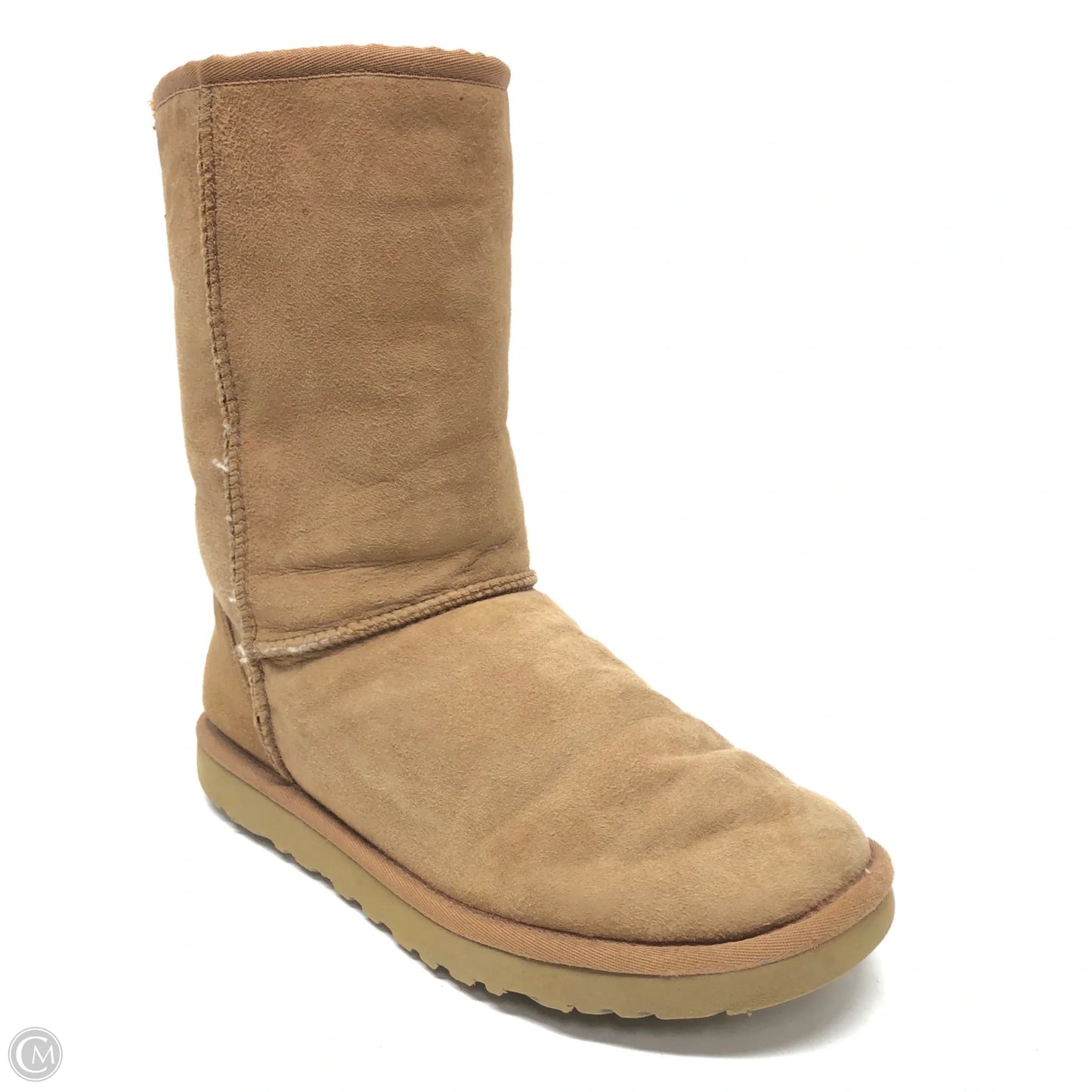 Boots Designer By Ugg In Brown, Size: 9