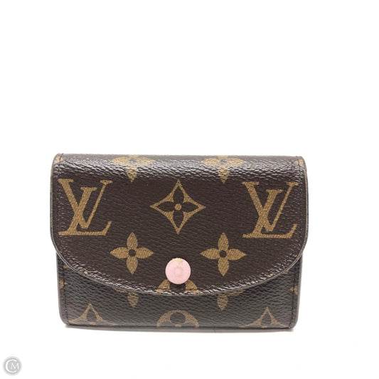 Wallet Luxury Designer By Louis Vuitton, Size: Small