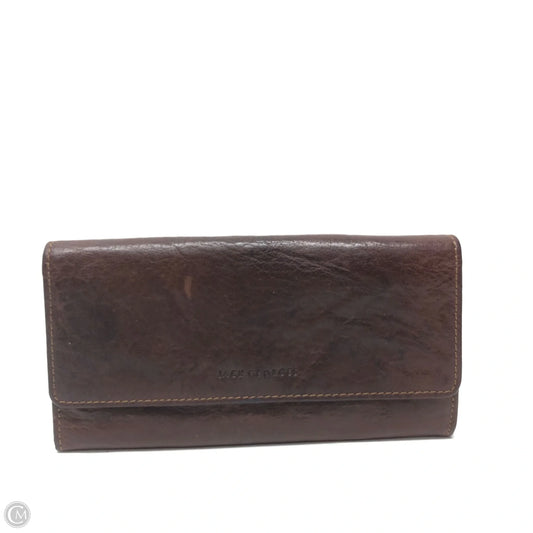 Wallet Leather By Clothes Mentor, Size: Medium