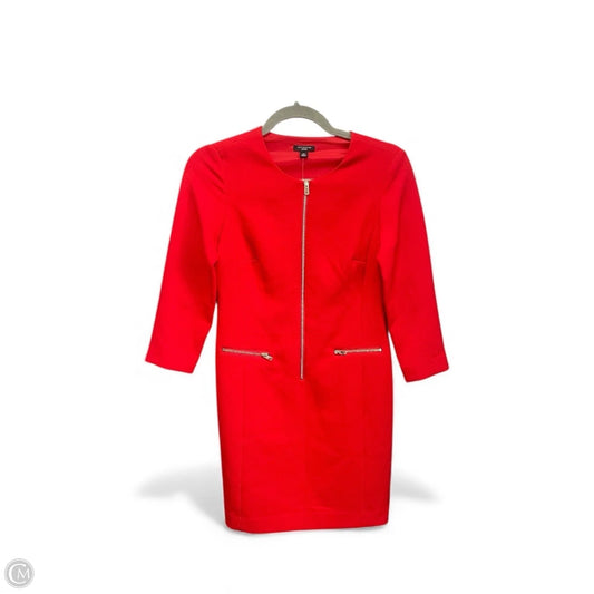 Dress Casual Short By Ann Taylor In Red, Size: 0p