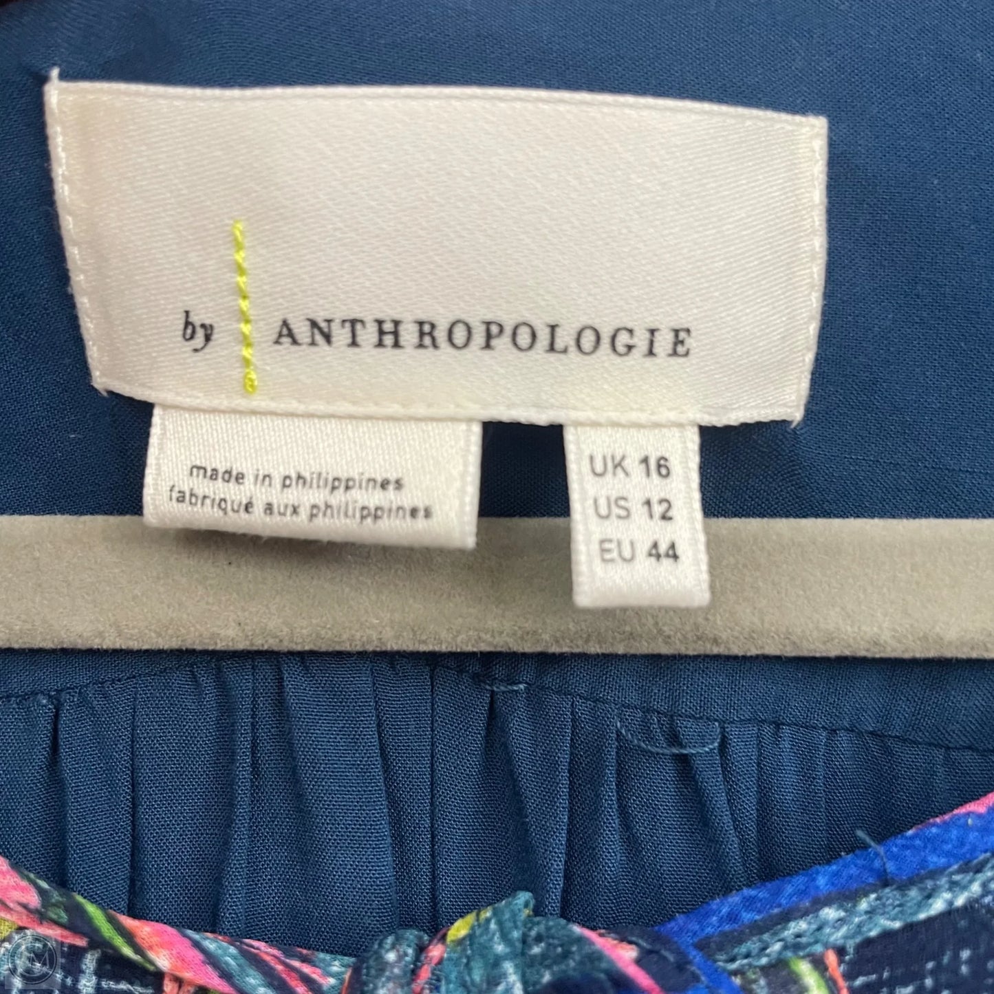 Dress Casual Midi By Anthropologie In Blue, Size: 12