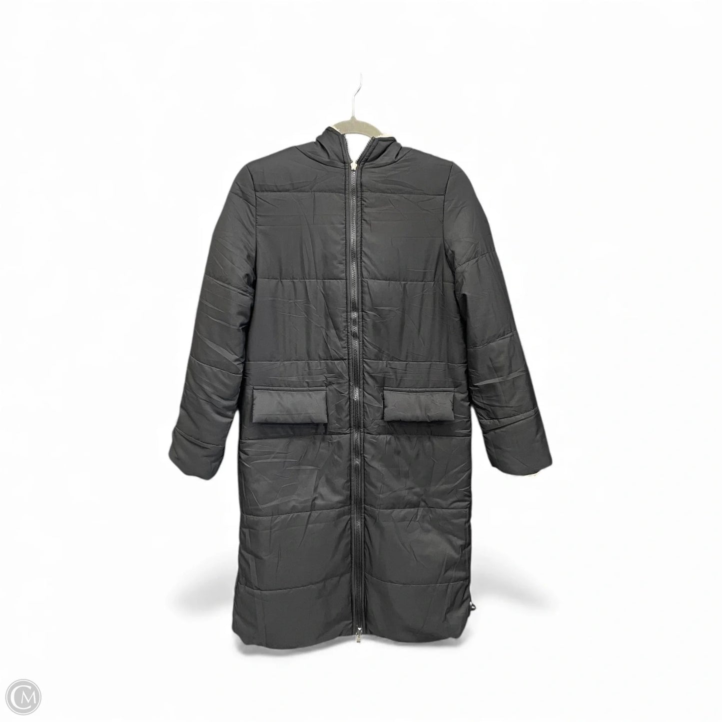 Coat Puffer & Quilted By Cme In Black, Size: S