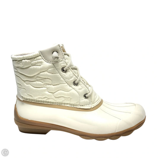 Boots Snow By Sperry In Ivory, Size: 9.5