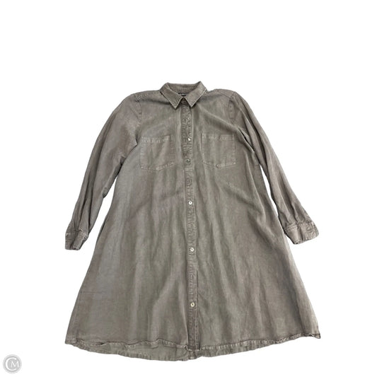 Dress Casual Short By Eileen Fisher In Grey, Size: Xxs