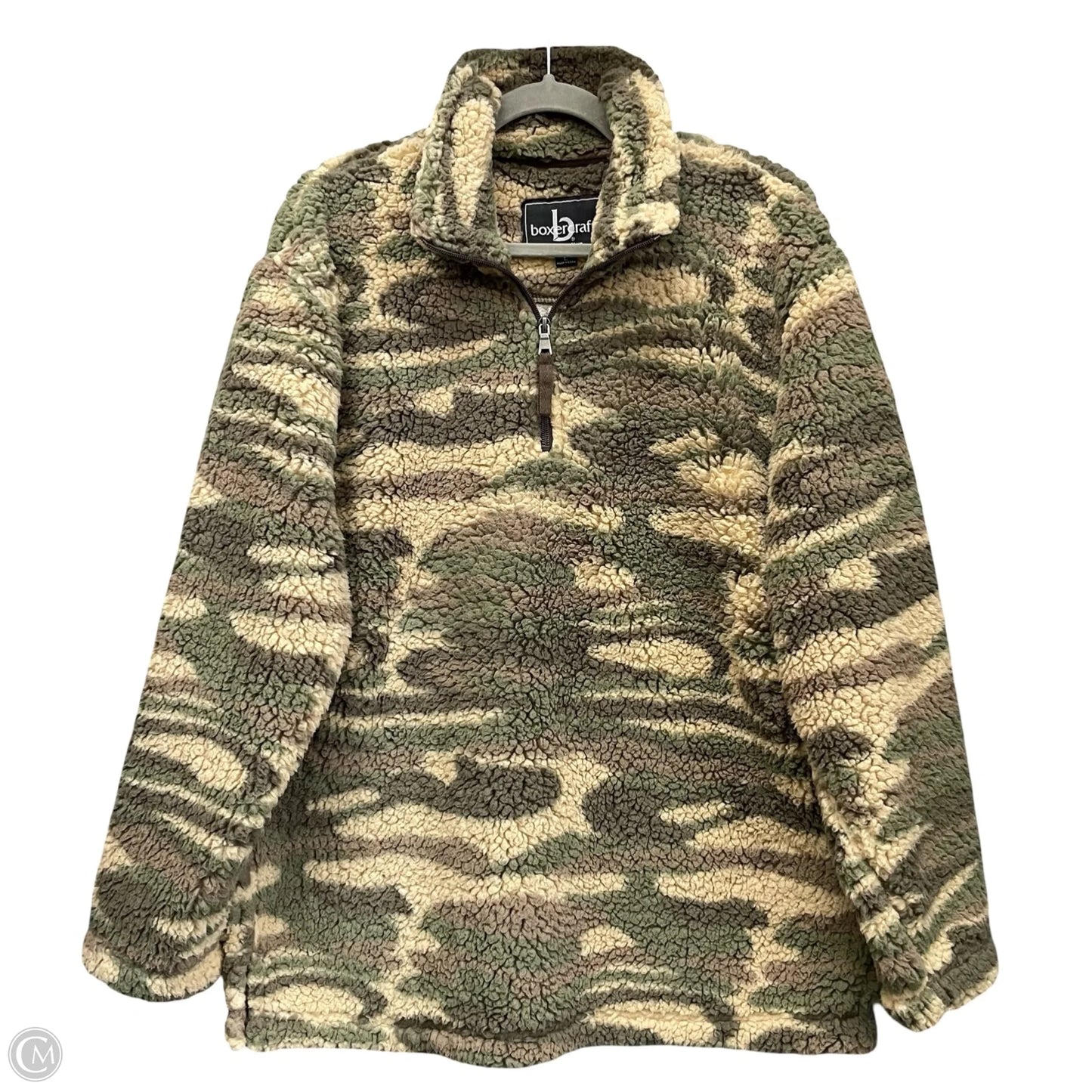 Athletic Fleece By Clothes Mentor In Camouflage Print, Size: L