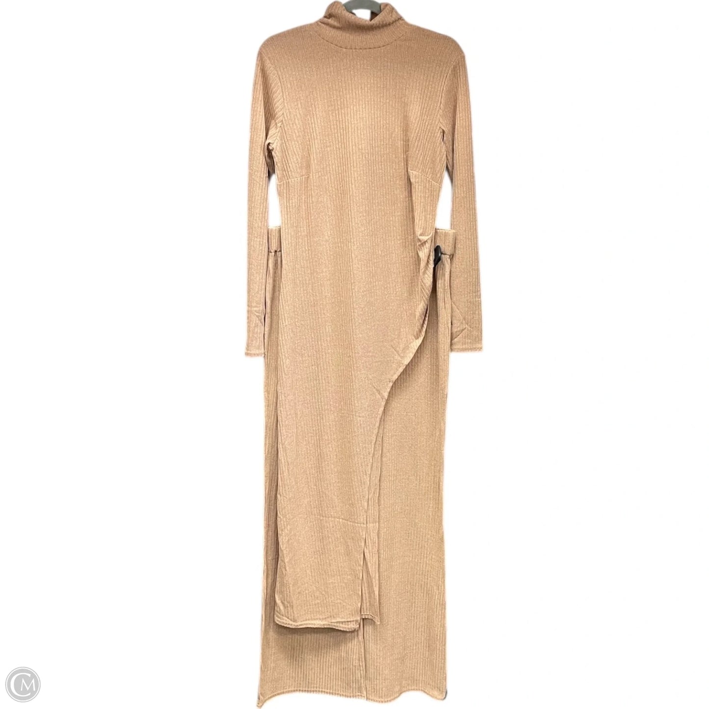 Pants Set 2pc By Fashion Nova In Tan, Size: 1x