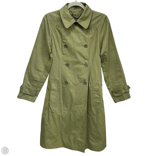 Coat Trench Coat By J. Crew In Green, Size: 2