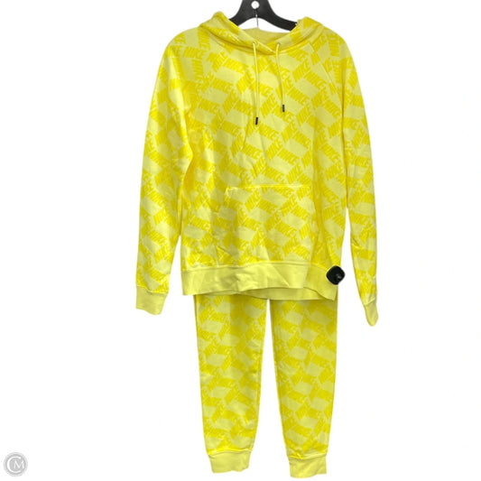 Athletic Pants 2pc By Nike In Yellow, Size: S