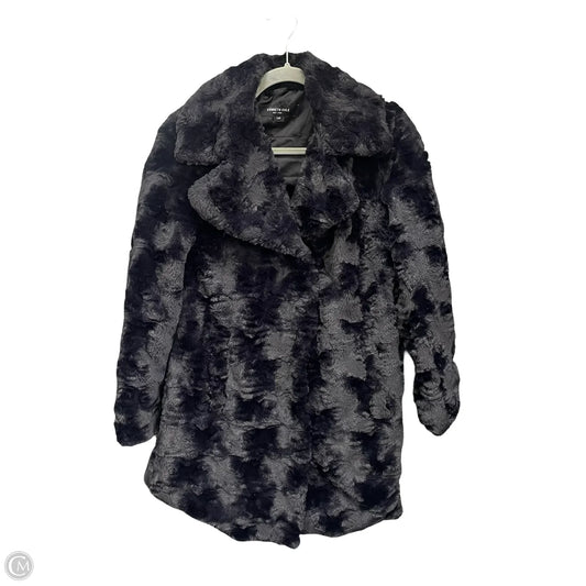 Coat Faux Fur & Sherpa By Kenneth Cole In Black, Size: S