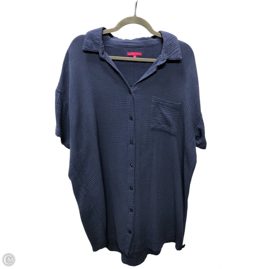 Dress Casual Short By Z Supply In Blue, Size: L