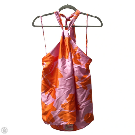 Blouse Sleeveless By Antonio Melani In Orange & Pink, Size: Xxsp