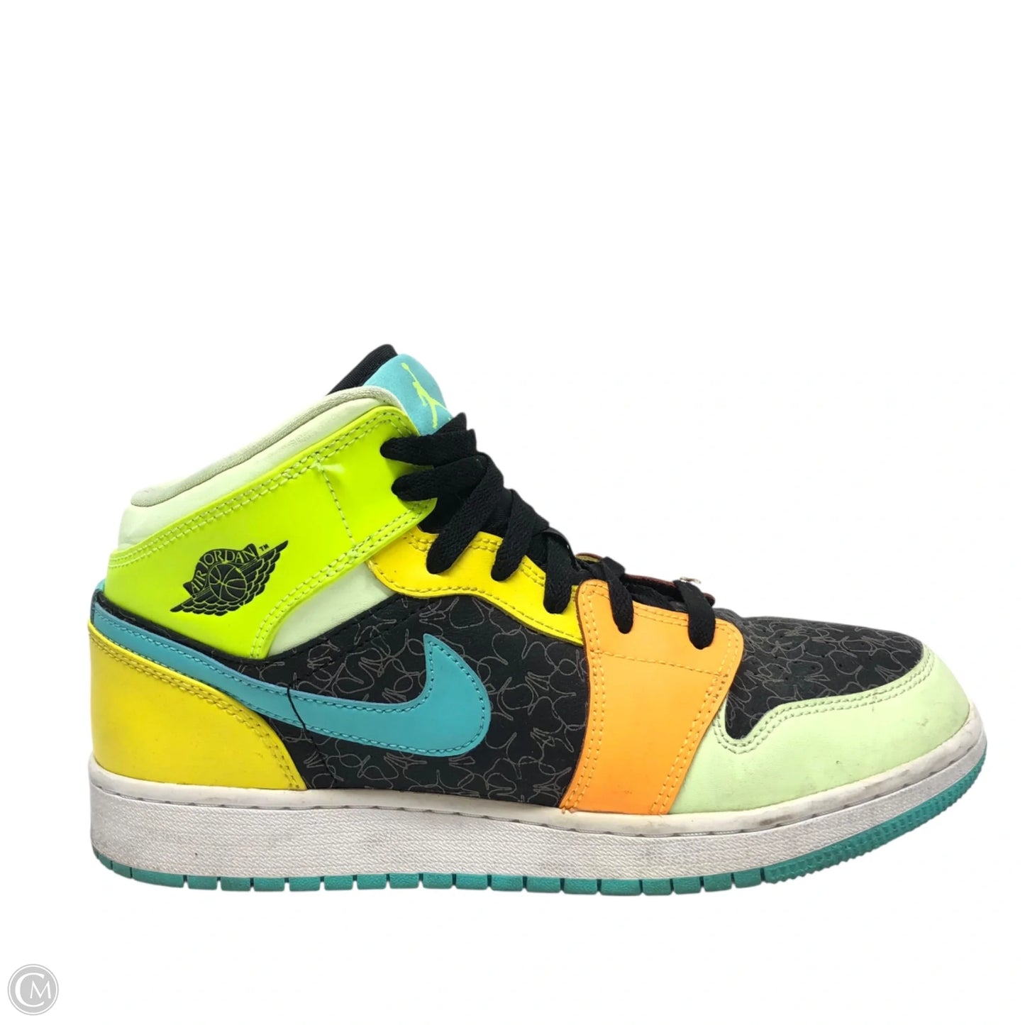 Shoes Athletic By Nike In Green & Orange, Size: 8