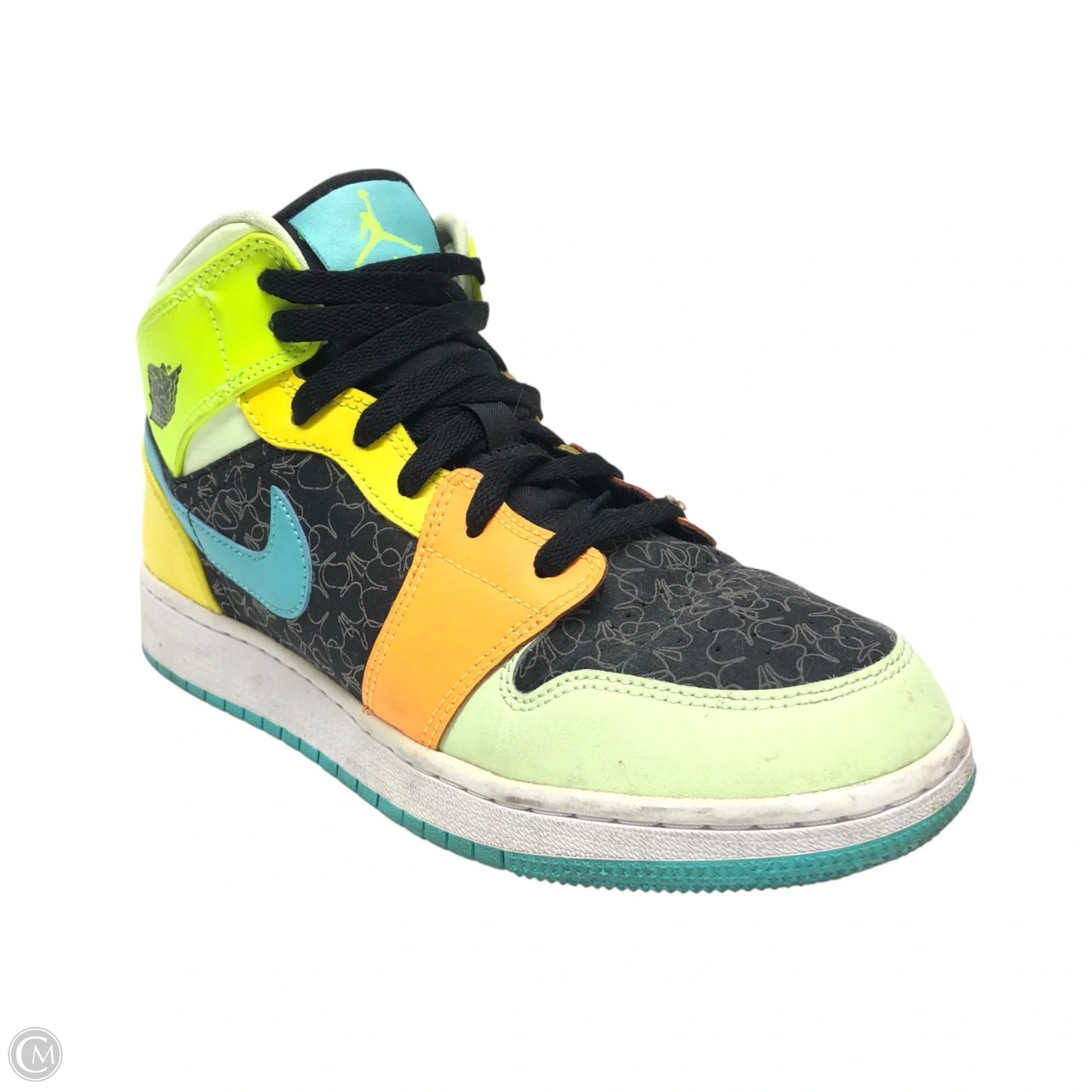 Shoes Athletic By Nike In Green & Orange, Size: 8
