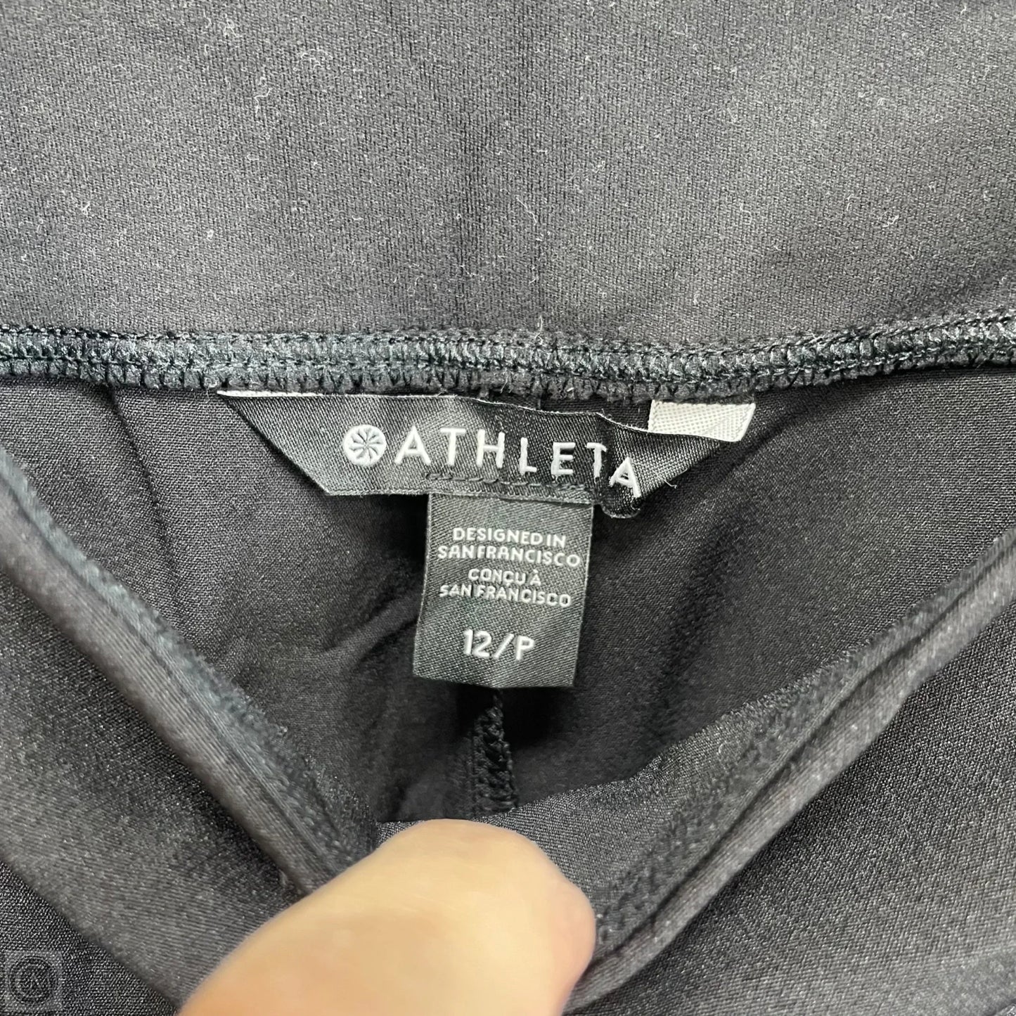 Athletic Pants By Athleta In Black, Size: 12p